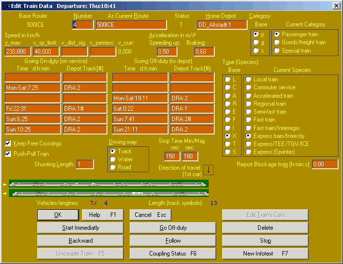 Edit Train (BAHN 3.86r3)