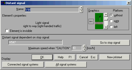 Dialog Distant signal (BAHN 3.85r3)